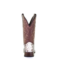 Circle G By Corral Men's Python And Brown Square Toe Boots L5740 9 Circle G By Corral Men's Python And Brown Square Toe Boots L5740 -Western Cowboy Equipment Store 04f540607964abf2e0860e5987fb1714