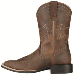 Ariat Men’s Sport Wide Square Toe Brown Boots 10010963 -Western Cowboy Equipment Store 10010963 2