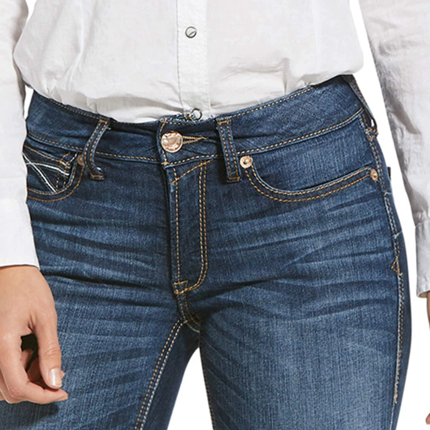 Ariat® Ladies Rosa Perfect Rise Cooling Fabric Boot Cut Jeans 10027713 4 Ariat® Ladies Rosa Perfect Rise Cooling Fabric Boot Cut Jeans 10027713 - Image 4