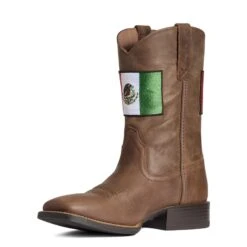 Ariat Men's Sport OrgulloII Distressed Brown Boots 10038365 -Western Cowboy Equipment Store 10038365 medial