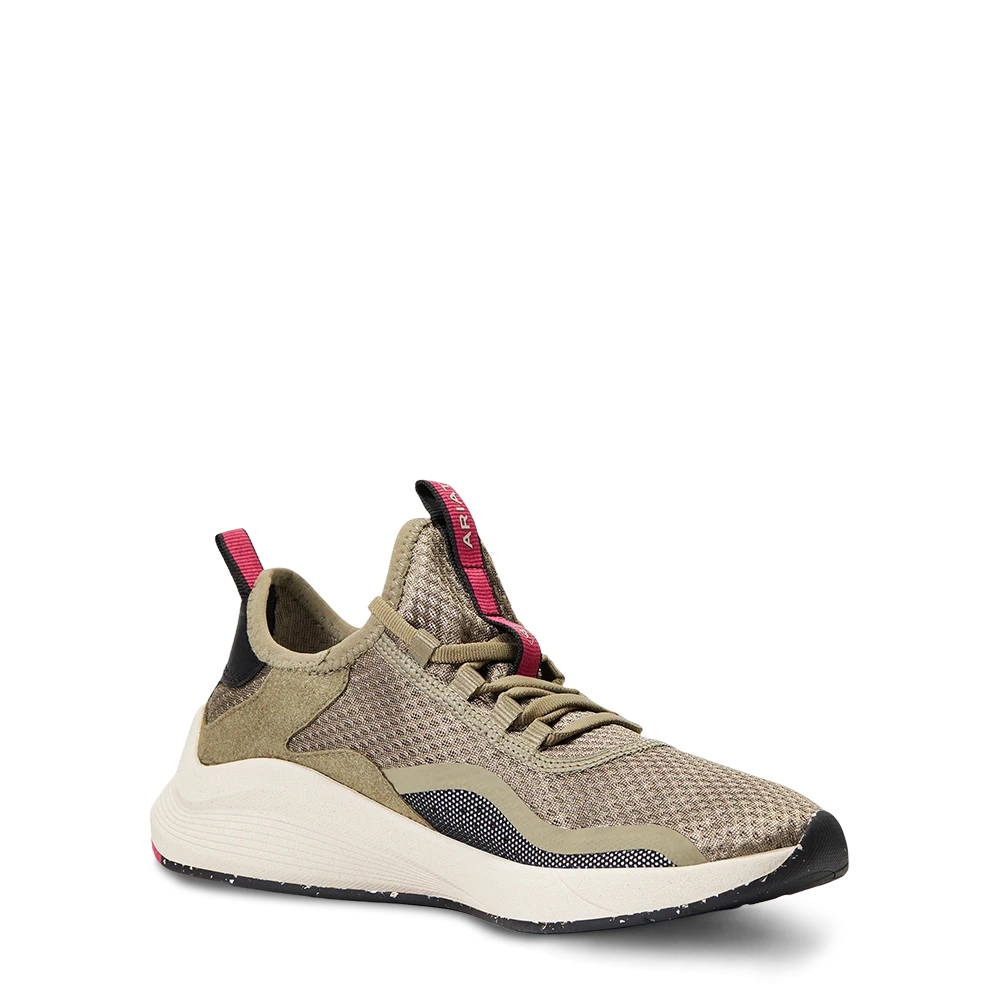 Ariat® Ladies Ignite Eco Olive Green Lace Up Shoes 10040406 1 Ariat® Ladies Ignite Eco Olive Green Lace Up Shoes 10040406