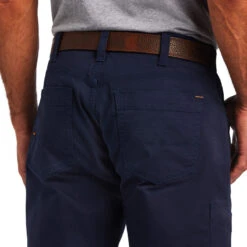 Ariat Men's Rebar M4 DuraStretch™ Made Tough Navy Pants 10041084 -Western Cowboy Equipment Store 10041084 02