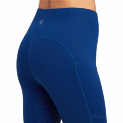 Ariat® Ladies Venture Thermal Half Grip Estate Blue Legginngs 10041346 -Western Cowboy Equipment Store 10041346d
