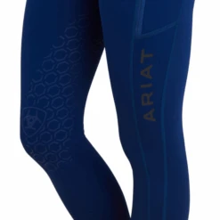 Ariat® Ladies Venture Thermal Half Grip Estate Blue Legginngs 10041346 -Western Cowboy Equipment Store 10041346e