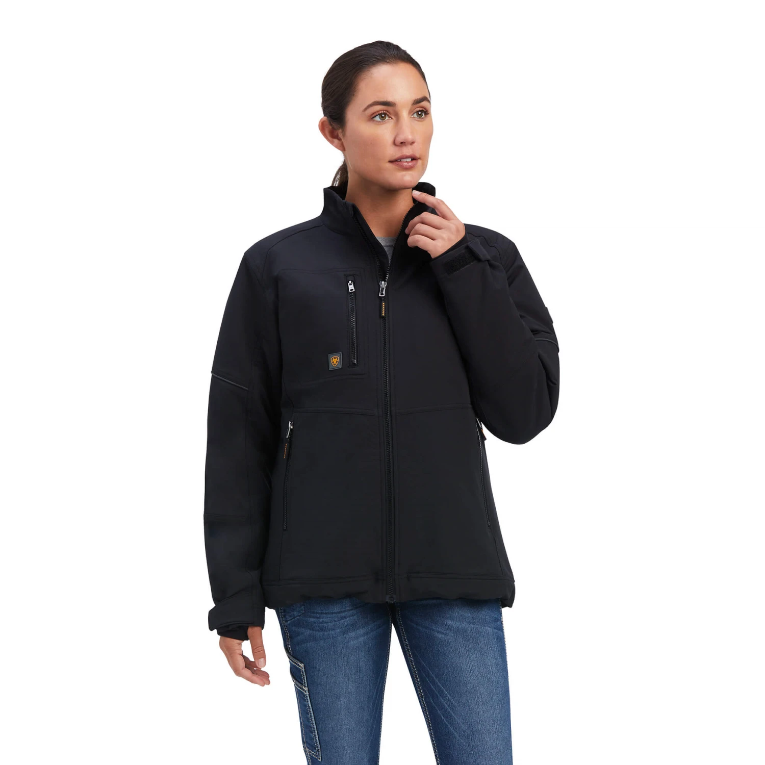 Ariat® Ladies Rebar DuraStretch Insulated Black Jacket 10041471 1 Ariat® Ladies Rebar DuraStretch Insulated Black Jacket 10041471