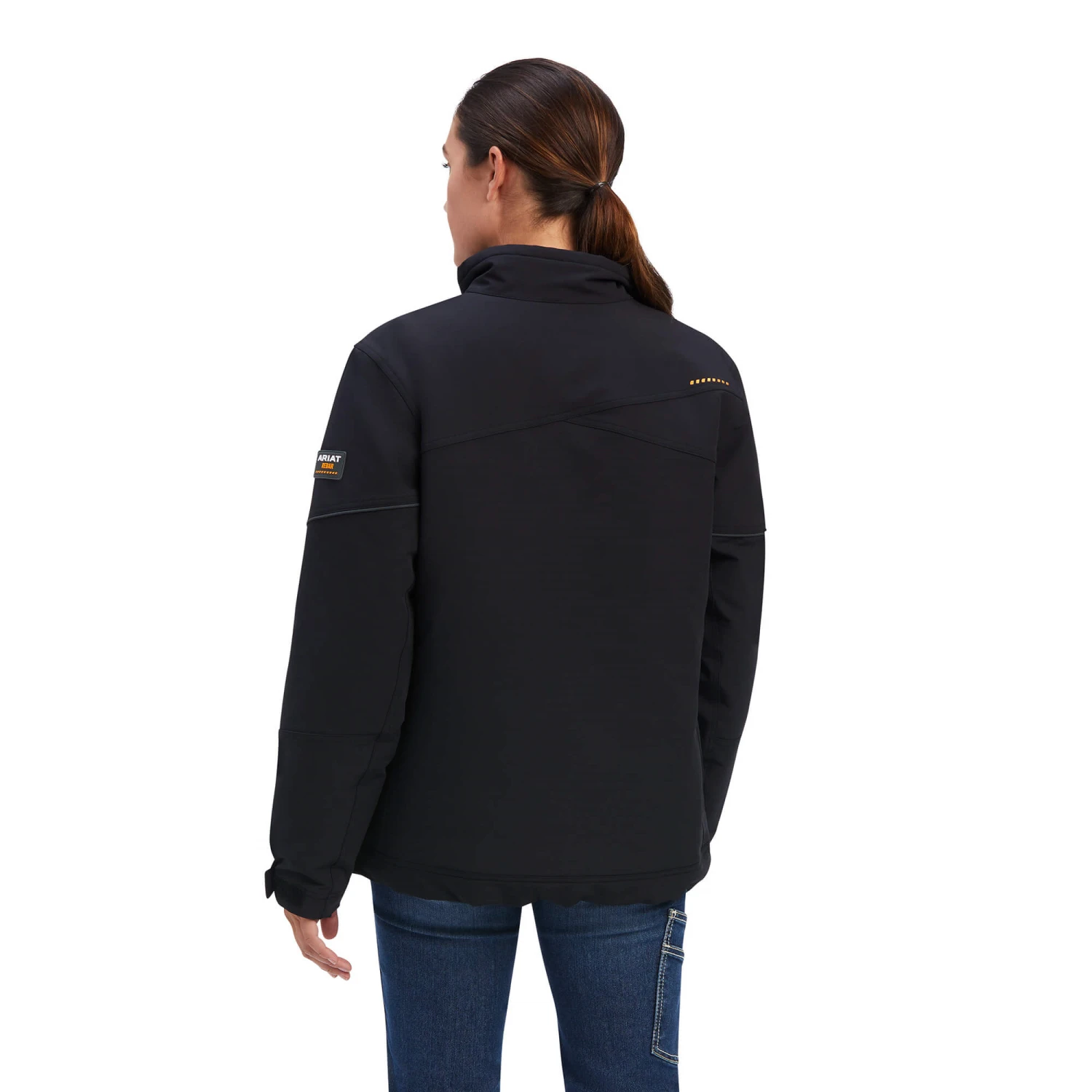 Ariat® Ladies Rebar DuraStretch Insulated Black Jacket 10041471 3 Ariat® Ladies Rebar DuraStretch Insulated Black Jacket 10041471 - Image 3