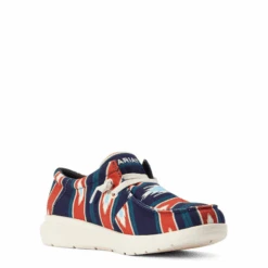 Ariat® Men's Hilo Flex Chimayo Cristo Navy Slip On Shoes 10042581 -Western Cowboy Equipment Store 10042581a