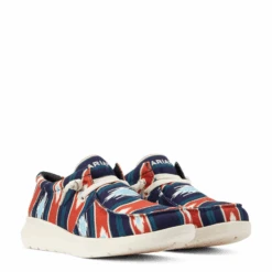 Ariat® Men's Hilo Flex Chimayo Cristo Navy Slip On Shoes 10042581 -Western Cowboy Equipment Store 10042581b