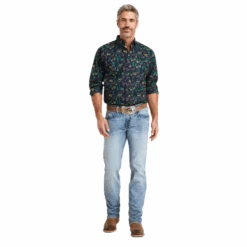 Ariat® Men's M7 Slim Fit Light Wash Straight Leg Jeans 10043187 -Western Cowboy Equipment Store 10043187c