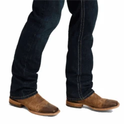 Ariat® Men's M5 Roadhouse Dark Wash Straight Leg Jeans 10043189 -Western Cowboy Equipment Store 10043189f