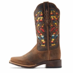 Ariat® Ladies Laney VentTEK™ 360° Serape Inlay Brown Boots 10044444 6 Ariat® Ladies Laney VentTEK™ 360° Serape Inlay Brown Boots 10044444 -Western Cowboy Equipment Store 10044444b