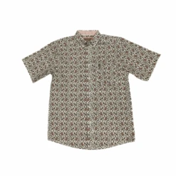 Ariat® Men's Wrinkle Free Ford White Patterned Button Down Shirt 10045072