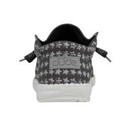 Hey Dude Men's Wally Patriotic Grey Shoes 110063196 -Western Cowboy Equipment Store 110063196 WALLY GREYED PATRIOTIC 05