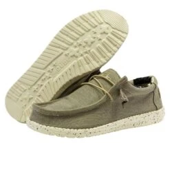 Hey Dude Men's Wally Stretch Beige Shoes 110380500 -Western Cowboy Equipment Store 110380500 WALLY STRETCH BEIGE 3 da7d2775 0836 427c a50b 2eb765e4c158