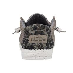Hey Dude Men's Wally Stretch Sand Dune Camo Shoes 110380583 11 Hey Dude Men's Wally Stretch Sand Dune Camo Shoes 110380583 -Western Cowboy Equipment Store 110380583 WALLY STRETCH SAND DUNE CAMO 5