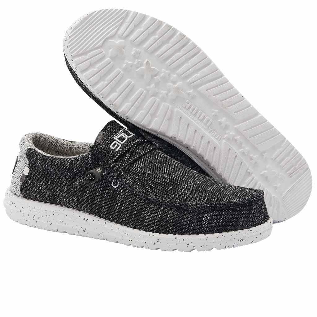 Hey Dude Men's Wally Stretch Meteorite Shoes 110383264 4 Hey Dude Men's Wally Stretch Meteorite Shoes 110383264 - Image 4