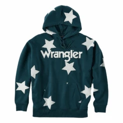 Wrangler® Retro Ladies Americana Blue Pullover Hoodie 112321239