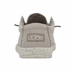 Hey Dude® Men's Wally Eco Linen Beige Slip On Shoes 112470521 -Western Cowboy Equipment Store 112470521b