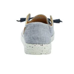 Hey Dude Ladies Wendy Linen Chambray White Blue Shoes 121410119 -Western Cowboy Equipment Store 121410119 WENDY CHAMBRAY WHITE BLUE 05 900x cbdd0ea7 768f 4d08 a830 c98cfc472be3