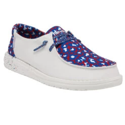 Hey Dude® Ladies Wendy Leo Americana Slip On Shoes 121412171 -Western Cowboy Equipment Store 121412171 WENDY LEO AMERICANA RIGHT 3