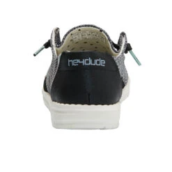 Hey Dude Ladies Wendy Sox Sparkling Black Shoes 121924957 -Western Cowboy Equipment Store 121924957 WENDY SOX SPARKLING BLACK 05