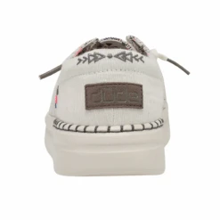 Hey Dude Ladies Wendy Rise Boho White Slip On Shoe 121940213 -Western Cowboy Equipment Store 121940213C