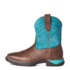 Ariat® Ladies Anthem Shortie Dark Cottage & Turquoise Boots 10035776 -Western Cowboy Equipment Store 1280 Q0jIZQru7Ud7 b1dc82b0 a7e9 4f28 b00d f52db88945a8