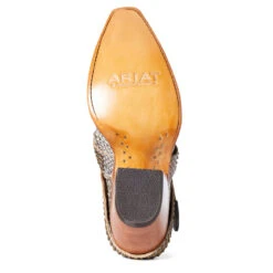 Ariat Ladies Dixon Rock 'N' Roll Silver Snake Print Booties 10036016 -Western Cowboy Equipment Store 1280 U0EbACaqbBh1