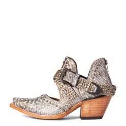 Ariat Ladies Dixon Rock 'N' Roll Silver Snake Print Booties 10036016 -Western Cowboy Equipment Store 1280 wOuqlxheRu80