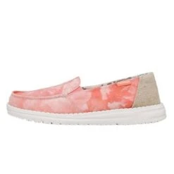 Hey Dude Ladies Lena Tie Dye Peach Slip On Shoes 121955507 -Western Cowboy Equipment Store 128234 DEFAULT m 1