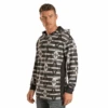 Rock & Roll Denim Men's Aztec Grey Hoodie P8H1534