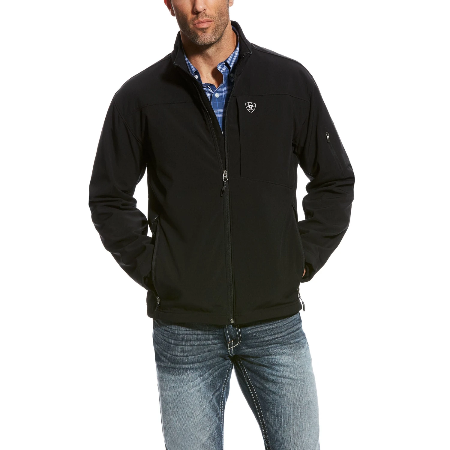 Ariat® Men's Vernon 2.0 Softshell Jacket 2 Ariat® Men's Vernon 2.0 Softshell Jacket - Image 2