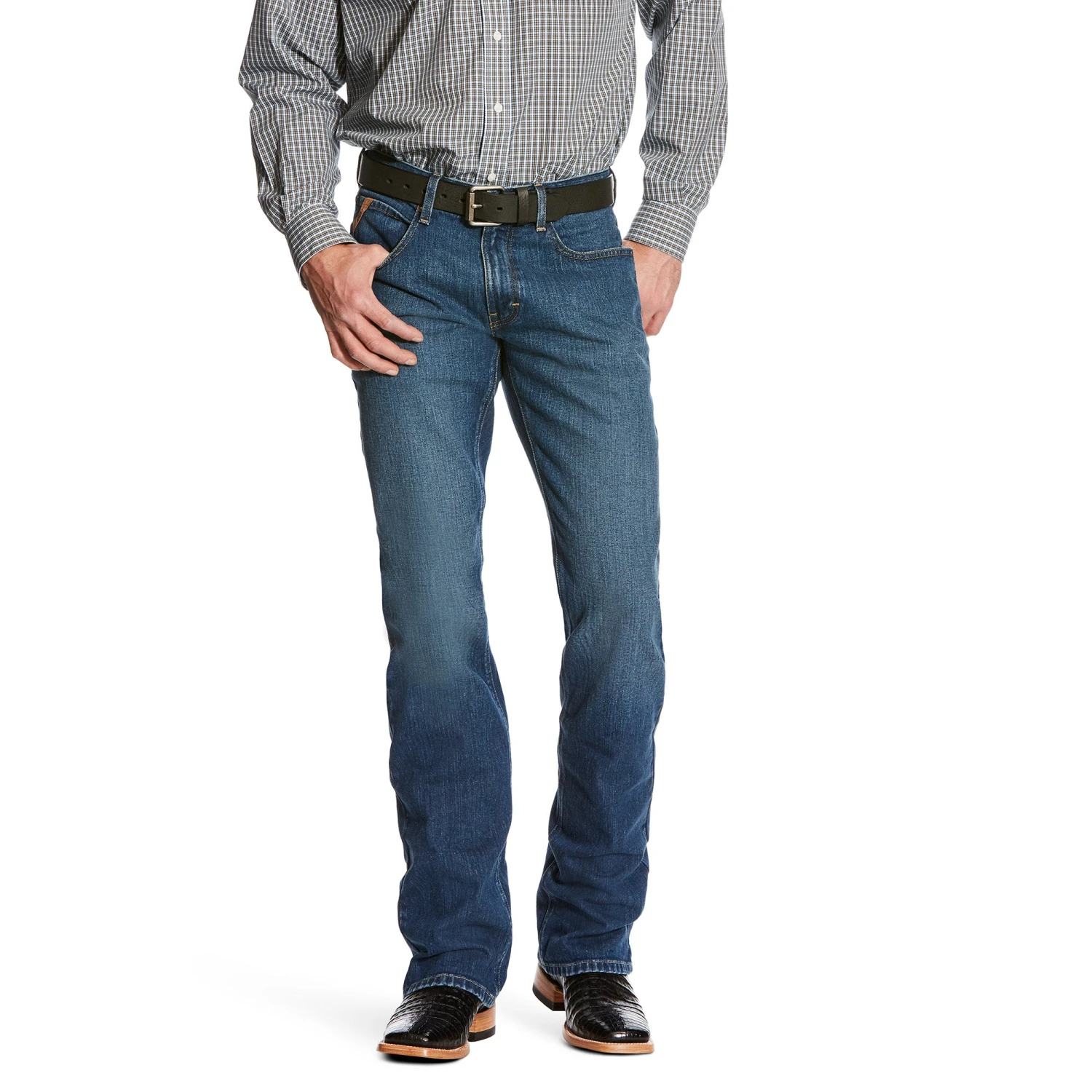 Ariat® Men's M5 Marshall Stretch Slim Fit Straight Leg Jeans 10026033 2 Ariat® Men's M5 Marshall Stretch Slim Fit Straight Leg Jeans 10026033 - Image 2