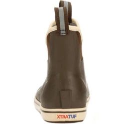 XTRATUF Men's Waterproof Ankle Chocolate And Tan Deck Boot 22734 -Western Cowboy Equipment Store 22734 4 EXTRALARGE