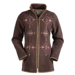 Outback Trading Company Ladies Aviana Chocolate Jacket 29675-CHO