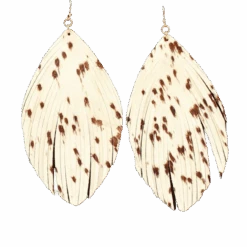 Blazin Roxx® Ladies Fringed Teardrop Cream Earrings 3053305