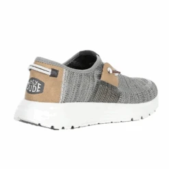 Hey Dude® Wally Men's Sirocco Grey Slip On Sneakerss 40140-1LJ 8 Hey Dude® Wally Men's Sirocco Grey Slip On Sneakerss 40140-1LJ -Western Cowboy Equipment Store 40140 1LJb