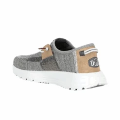 Hey Dude® Wally Men's Sirocco Grey Slip On Sneakerss 40140-1LJ 9 Hey Dude® Wally Men's Sirocco Grey Slip On Sneakerss 40140-1LJ -Western Cowboy Equipment Store 40140 1LJc