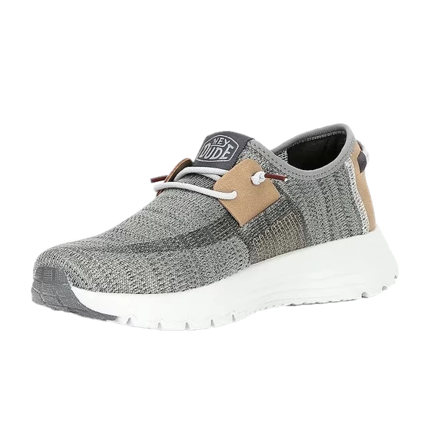 Hey Dude® Wally Men's Sirocco Grey Slip On Sneakerss 40140-1LJ 5 Hey Dude® Wally Men's Sirocco Grey Slip On Sneakerss 40140-1LJ - Image 5