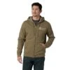 Wrangler® Men's MH Burnt Olive Heather Full Zip Hoodie 112324810