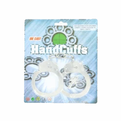 M&F Children's Silver Handcuffs & Key Toy 50796