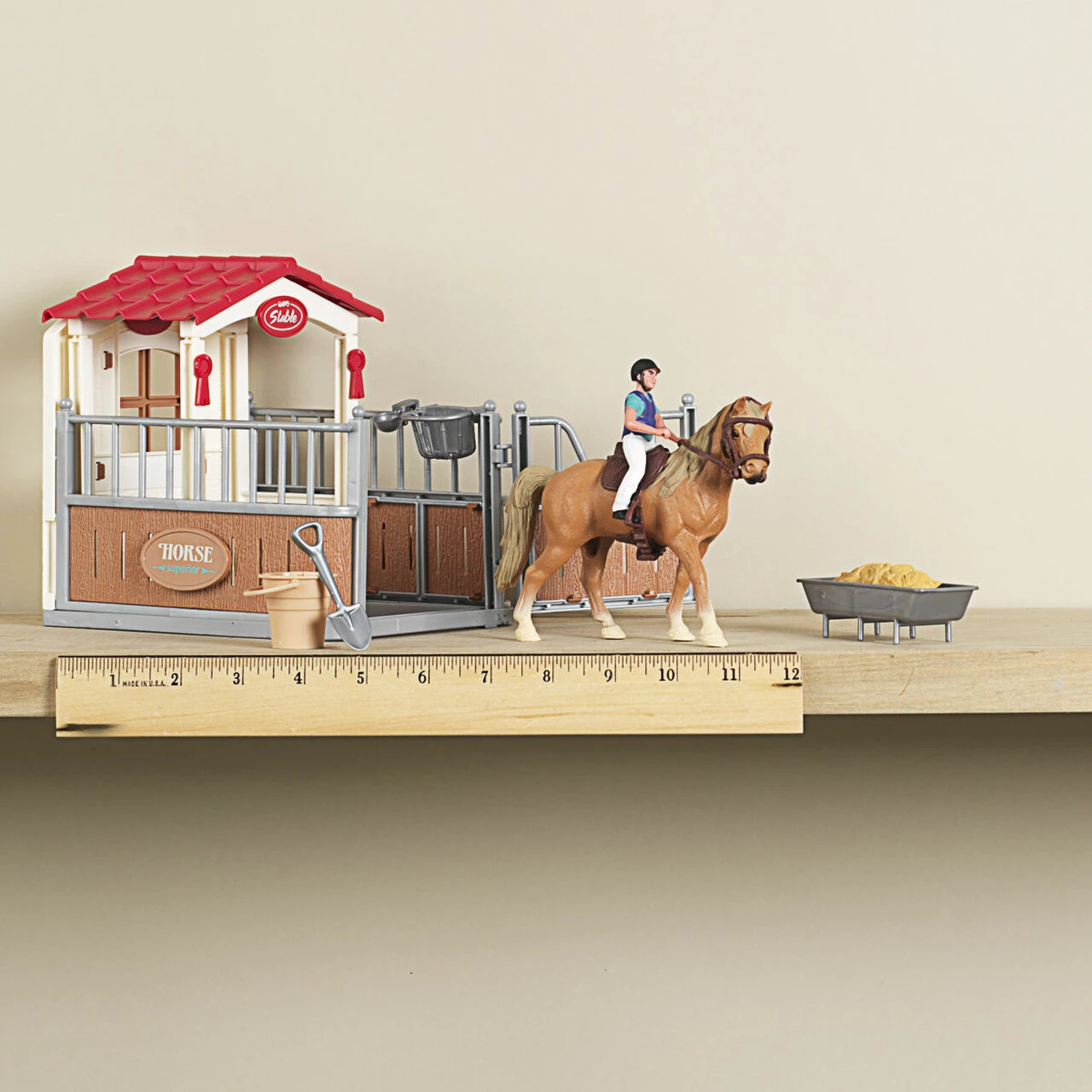 M&F® Children's Western Horse And Stable Toy Play Set 5100018 1 M&F® Children's Western Horse And Stable Toy Play Set 5100018