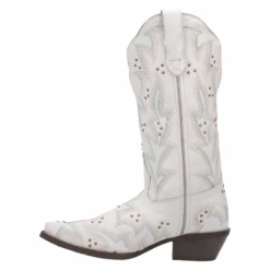 Laredo® Ladies Adrian Embroidered White Western Boot 52419 -Western Cowboy Equipment Store 52419c