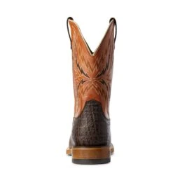 Ariat® Men's Rave Orange & Chocolate Arena Rebound Boots 10031464 -Western Cowboy Equipment Store 57 0e6eb3ee d9ba 440c b981 7aeab80d876a