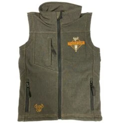 Cowboy Hardware Boys Heather Brown Cowboy TOUGH Vest 387100-664