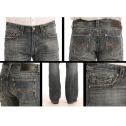 Rock & Roll Denim Men's Pistol Straight Leg Jeans M1P9263 -Western Cowboy Equipment Store 57 1b690a16 bc8d 4ce9 a100 850aff0bbae5