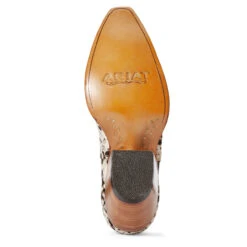 Ariat Ladies Dixon Brown & White Cowhide Ankle Bootie 10033882 -Western Cowboy Equipment Store 57 25c6f75c 8541 4474 b335 e666427edb1f