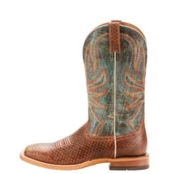 Ariat® Men's Range Boss Diamondback Tan & Cool Blue Boots 10025114 -Western Cowboy Equipment Store 57 436b940b c8db 4a24 b809 9199cea2e8ac