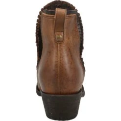 Laredo Ladies Fringette Brown Leather Booties 3173 -Western Cowboy Equipment Store 57 531b2274 c29c 4cde bbfd 30638608a34b
