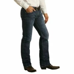 Rock & Roll Denim Men's ReFlex Revolver Slim Straight Jeans M1R6205 -Western Cowboy Equipment Store 57 54b192d9 593a 4e52 a174 208e82bb9fb6